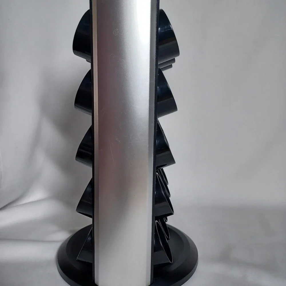 Keurig KCC-30 K-Cup Carousel 30 Pod Rotating Coffee Storage Holder Black Silver